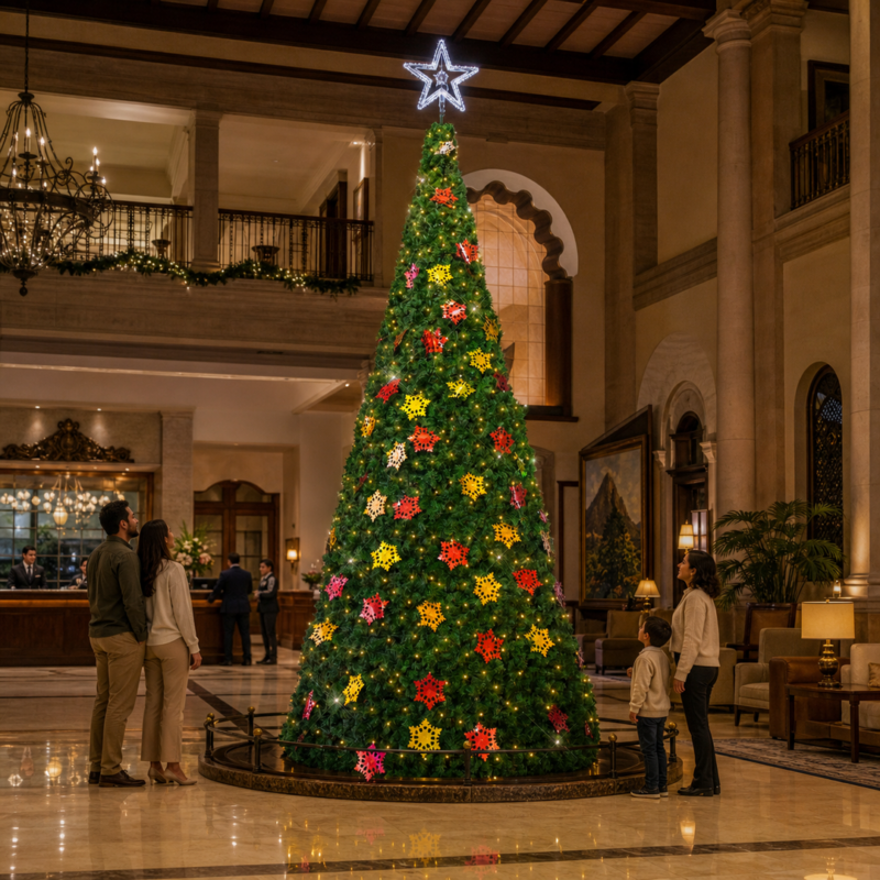 Árbol gigante de navidad de 5m