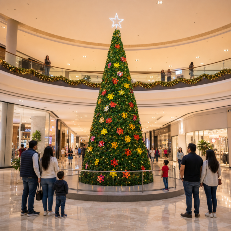 Árbol gigante de navidad de 8m