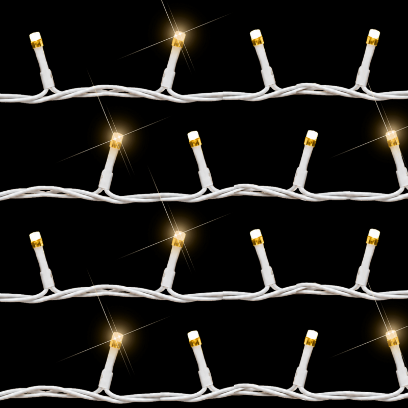 serie lineal mini led blanco cálido cable blanco 10 metros flash blanco cálido
