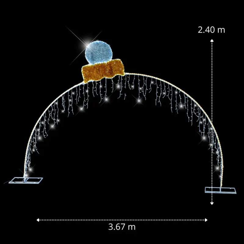 arco de esfera 2.4m